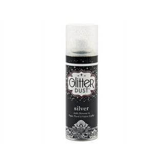 FloraCraft Spray Glitter 4.125 Ounce Silver 
