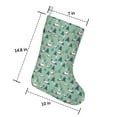 thumbnail image 5 of 3 Pcs Christmas Stockings,Light Green Christmas Village Pattern Stockings Christmas,14.8'' Xmas Stockings,Christmas Party Favors,Christmas Party Decorations,Christmas Stockings Personalized, 5 of 5