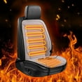 thumbnail image 2 of Hearth & Gear 24V Heated Car Seat Cushion 45 65 ℃ Heated Car Seat Cushion With Elastic Band Quick Heating Intelligent Control Car Seat Heating Pad For Winter Car Seat 60 up Exercise Chest Bar Workout, 2 of 6