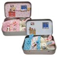 thumbnail image 2 of Pocket Tiny Rabbit In A Tin Box Stuffed Doll Plush Toy Easter Bunny Kids Gift Jp, 2 of 5