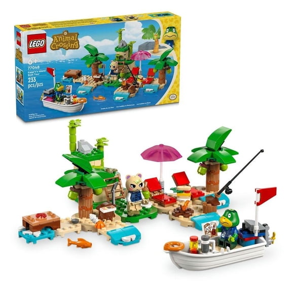 Set LEGO Animal Crossing Tour isleño en la barca del Capitán