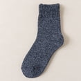 thumbnail image 3 of RXMEKW Thermal Fleece Mid-Calf Socks For Women With Wool Blend, Moisture-Wicking For Daily Wear, Gray, 3 of 4