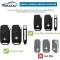 thumbnail image 2 of HAHDAXIA for Kia Key Fob Cover 5 Buttons Soft TPU Full Covers Protection Keys Shells Keychains Fit for Kia Cerato Ceed Forte NIRO Seltos Sorento Sportage Soul Telluride Smart Key Fob Protecto, 2 of 6