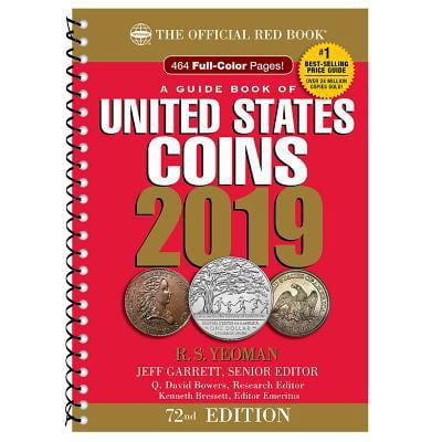 Pre-Owned 2019 Official Red Book of United States Coins - Spiral Bound: The Official Red Book (Unknown) 0794845711 9780794845711