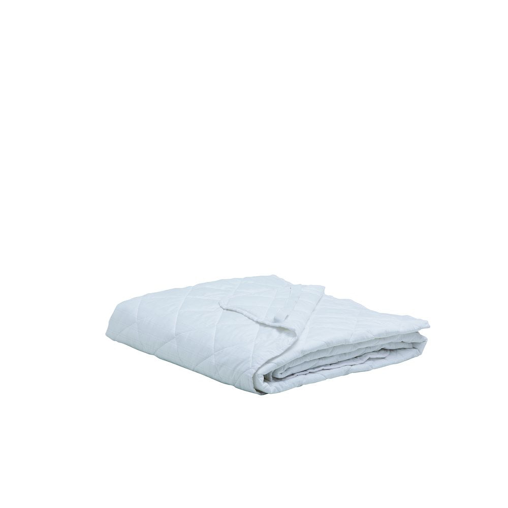 YATAS BEDDING Wool Mattress Protector - 100% Cotton Cover With Woolmark Certified Filling (Twin XL, 18" Depth) - View #11