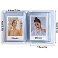 thumbnail image 4 of 3 Inch Mini Photo Album Photocard Holder , Love Heart Hollow Photocard Id Holder 40 Pockets, 4 of 6