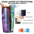 thumbnail image 7 of 20oz Tumbler with Lid and Straw Stainless Purple Geometric Star Steel Vacuum Insulated Water Coffee Tumbler Cup, Double Wall Vacuum Insulated Travel Mug Reusable Tumblers for Ice Drinks, Hot Beverage, 7 of 7