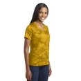 thumbnail image 4 of DISCONTINUED Sport-Tek ® Ladies CamoHex V-Neck Tee. LST370, 4 of 6
