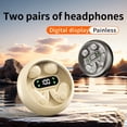 thumbnail image 6 of Invisible Mini Sleep Earbuds, 2 Pairs Wireless Bluetooth Earbuds with Long Battery, Hi-Fi Sound, Noise Reduction, Touch Control, Digital Display for Sports Office Sleep, Compatible All Smartphones, 6 of 11