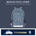 thumbnail image 5 of FORMRS School Backpack 17" Student Travel Bag with Laptop Compartment, Blue Snowflake, 5 of 7