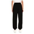 thumbnail image 3 of Clearance Womens Pants Petite Sports Solid Color Trousers Jogging Sweatpants Jogger Pants, 3 of 7