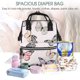 thumbnail image 5 of Disketp Beautiful Butterfly Mochila de Pañales de Gran Capacidad con Múltiples Bolsillos, Mochila de Viaje Multifuncional para Bebé, Unisex, Moderna y Resistente, 5 of 6
