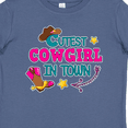 thumbnail image 4 of Inktastic Cutest Cowgirl in Town with Cowgirl Hat and Boots Girls Baby T-Shirt, 4 of 5