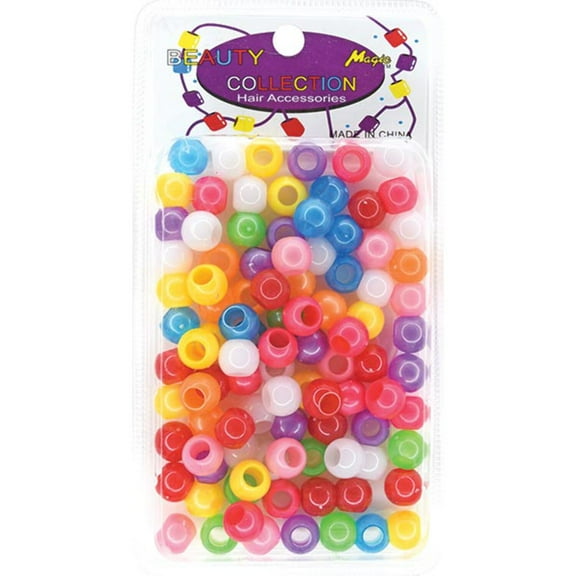 BEAUTY COLLECTION - Round Hair Bead 2 Tone Assorted 2