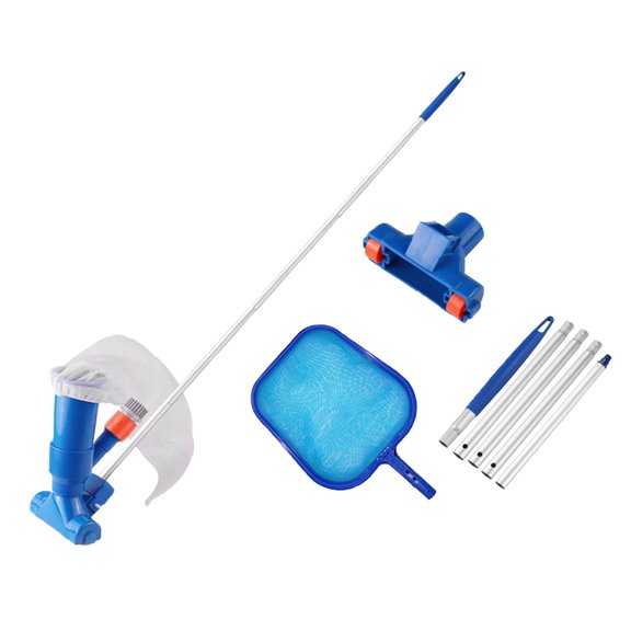 Swimming Pool Cleaning Set Vacuum Head Handle Net Accessories Tools