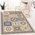 thumbnail image 6 of 3'x5' small carpet for bedroom persian carpet colorful area rug low pile area rug moody area rug, 6 of 10