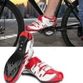 thumbnail image 5 of Red Adult Mountain Road Bike Shoes, Anti-Slip SPD System, Lock Cycling footwear, Size 39, 5 of 8