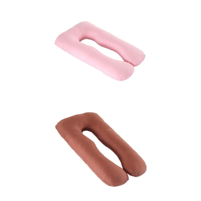 Pack 2 de almohada en forma de U Sunnimix Funda de almohada para el cuerpo del embarazo