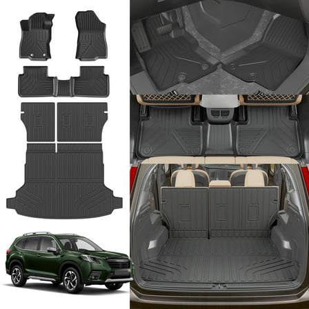 Floor Mats for 2025 Subaru Forester NO Hybrid Trunk Mat Trunk Liner Cargo Liner Cargo Mat All Weather Forester Accessories