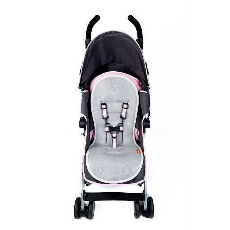 Stroller Liner Silver Cross Seat Liner Pink Pink Suedette Padded