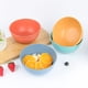 thumbnail image 4 of Nvzi 4 PCS Cereal Bowls, Unbreakable Wheat Straw Bowls for Salad, Rice, Soup, Ice Cream, Noodles, Camping，Yellow, 4 of 5