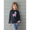 thumbnail image 2 of Beautiful Lama Bride Long Sleeve Toddler -Image by Shutterstock,  4 Toddler, 2 of 4