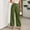Army Green, variant on Generic Women's High Waist Wide Leg Pants Business Work Office Casual Long Pants Belted Trousers