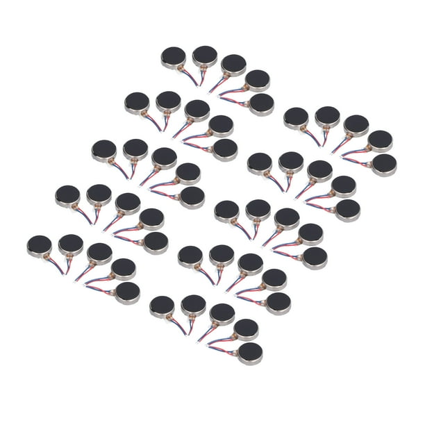 Lot De 10 Micro-moteurs Vibrants Pour Pagers/téléphones - 1 à 2VDC - 5x12mm - Neuf