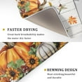 thumbnail image 3 of Autumn Harvest Pumpkin Dish Drying Mat for Kitchen Counter Sunflower Maple Leaves Fall Dish Drying Mat 18\u201dx24\u201d Thanksgiving Dishes Pad Dish Drainer Rack Mats Absorbent Fast Dry Kitchen, 3 of 7