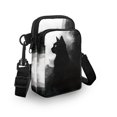 thumbnail image 3 of HELLHERO Black Cat Women Shoulder Bag for Men, Women Leakproof Messenger Bag Outdoor Holiday Travel Polyester Double Layer Adult 4.33x1.97x7.09, 3 of 7