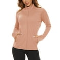 thumbnail image 4 of TACVASEN Women's UPF50+ UV Protection Outdoor Performance Long Sleeve Shirts Apricot M, 4 of 8