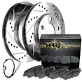 thumbnail image 1 of Kit De Rotores Y Frenos Traseros Hart Brakes |Pastillas De Freno Traseras| Rotores Y Pastillas De Freno| Pastillas Y Rotores De Freno Cerámicos | 2006-2010 Bmw 323I 2006-2010 Bmw 325I 2007-2013 Bmw 32, 1 of 5