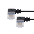 thumbnail image 2 of JSER Ultra Slim Cat6 Ethernet Cable RJ45 Left Angled 25cm UTP Network Cable Patch Cord 90 Degree Cat6a Lan for Laptop Router TV BOX, 2 of 7