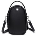 thumbnail image 2 of Bolsos Cruzados Bolsa cruzados con estilo Estuche para teléfono de cuero de vaca con múltiples bolsillos para viajes en la calle Tmvgtek Para Estrenar, 2 of 9