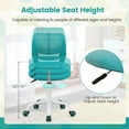 thumbnail image 2 of Resenkos Ergonomic Children Study Chair with Adjustable Height-Turquoise, Home Office Computer Desk Chair, Small Office Chair for Bedroom,Study, 2 of 6