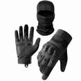 thumbnail image 2 of Men's Motorcycle Gloves Touch Screen Motocross Riding Protective Gear Full Finger Black, 2 of 7