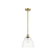 thumbnail image 3 of 516-1S-WPC-GBD-92 Innovations Lighting Bristol Glass 1 Light 9" Mini Pendant Clear/Satin Gold, 3 of 5