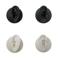 thumbnail image 1 of 2 pares molos silicona, parte l cuerpo reutilizable para exhibición aretes práctica, 1 of 9