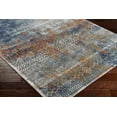 thumbnail image 3 of Mark&Day Area Rugs, 6x9 Strongylos Global Dark Blue Area Rug, Blue Ivory Orange Carpet for Living Room, Bedroom or Kitchen (6'7" x 9'), 3 of 6