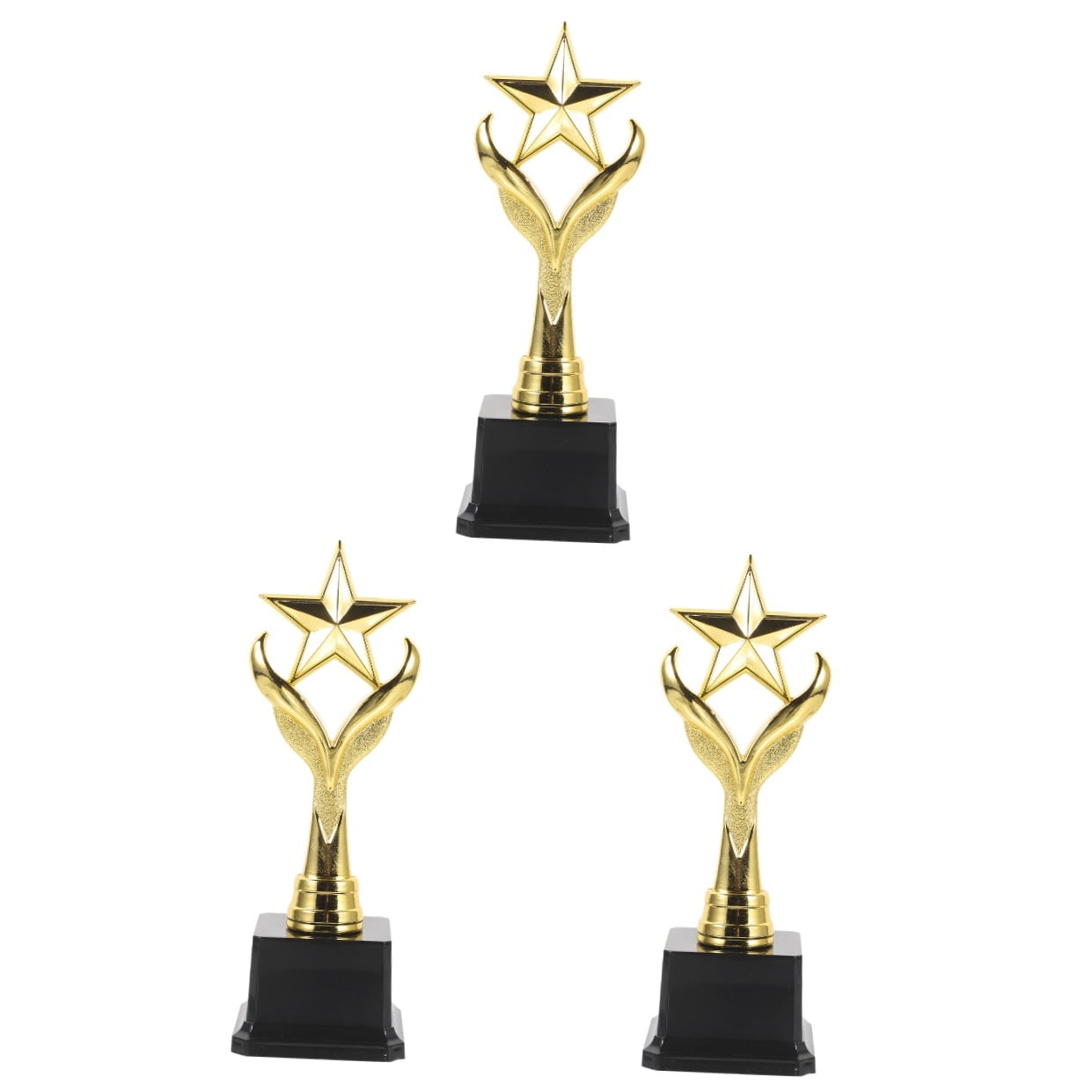 3 Count Mini Trophies Bulk Baby Shower Prizes for Winners Student Trophy Child