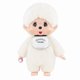 thumbnail image 3 of Set 2 Monchhichi Flocked Black & White Sekiguchi, 3 of 4