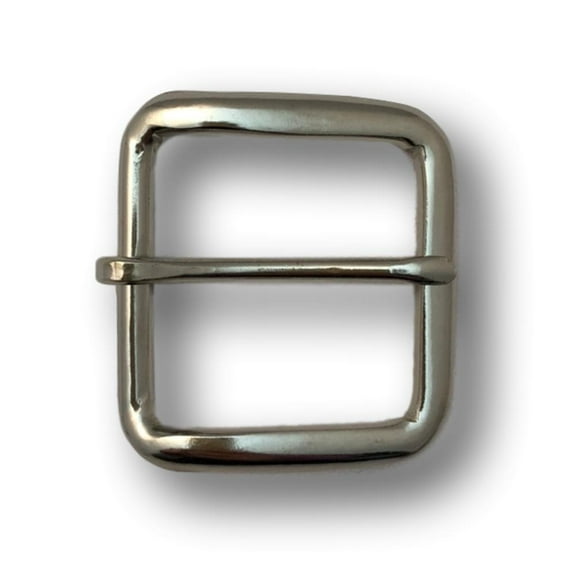 1.5" Square Nickel Belt Buckle