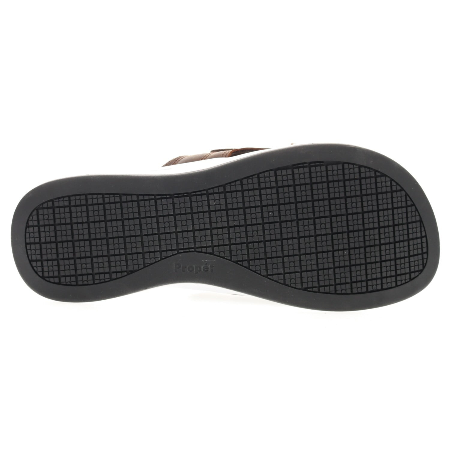 PROPET Mens Sz 9 US Emerson Slide Sandal Brown Nubuck‎ Leather Comfort Arch MSV021P_Emerson_GRY_SV_zoom__9  main image 2