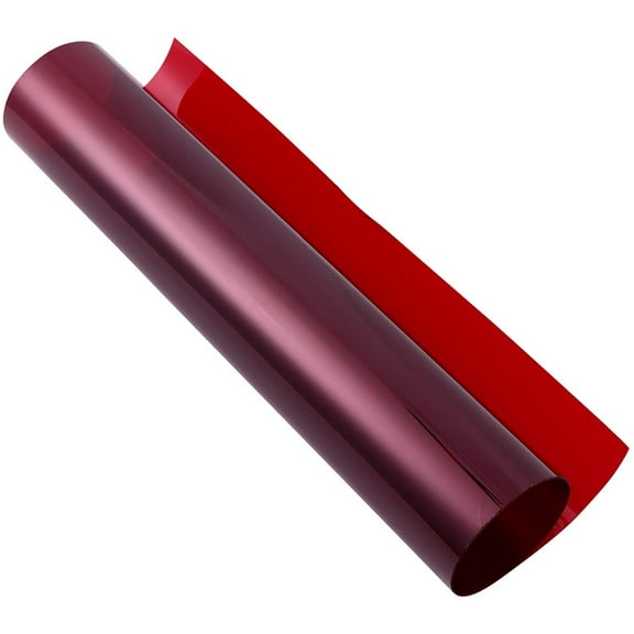 OUNONA Photography Gels Light Diffuser Sheet Red PET for Art Projects 1Pack