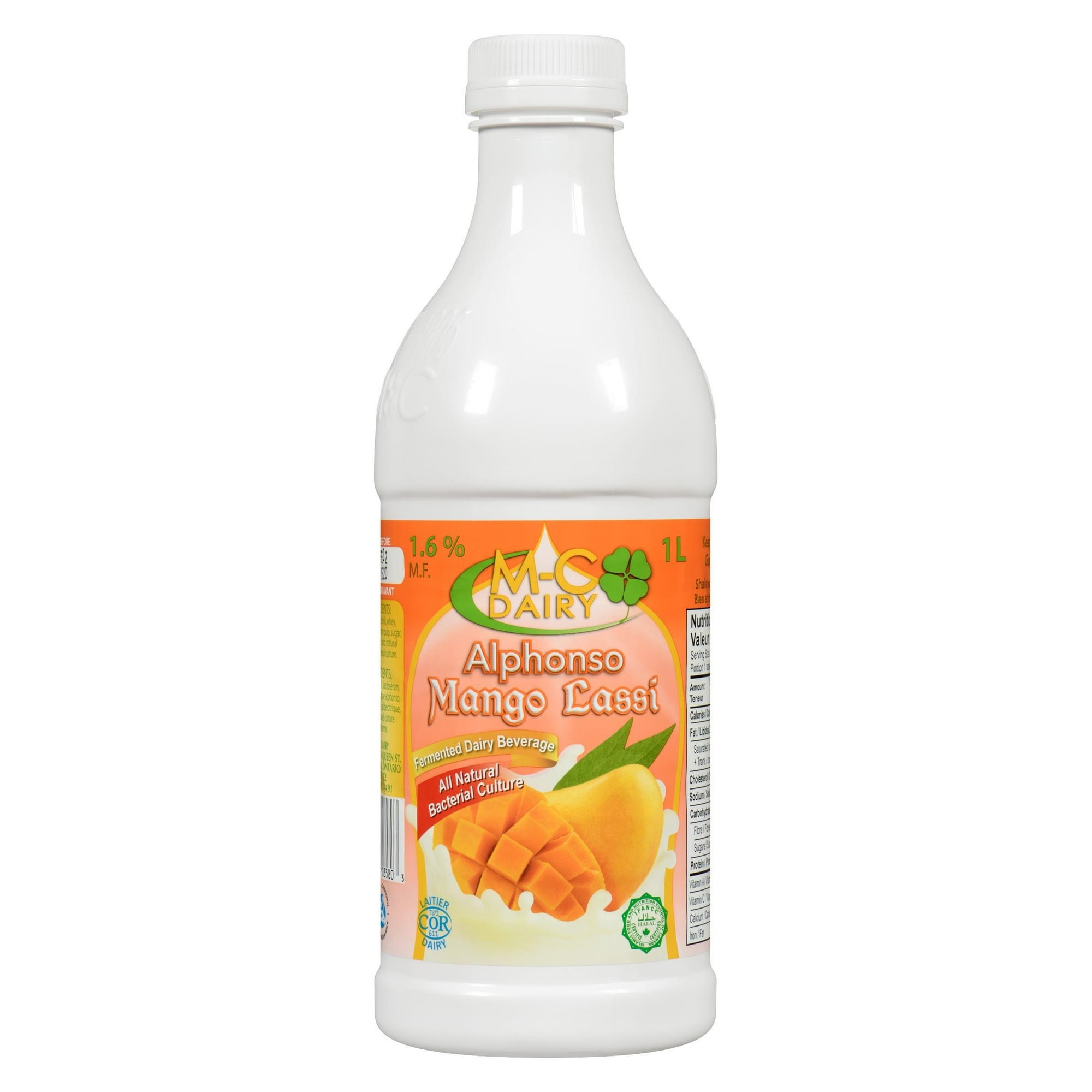 MC Dairy 1.6 % M.F. Alphonse Mango Lassi, 1 L