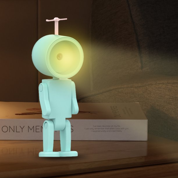 Lámpara de noche LED ajustable astronauta decoración de escritorio regalos ligeros para niños