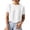White, variant on Knit Short Sleeve Crewneck T Shirt Top for Everyday Casual Wear Textured Yarn Tee Women’s Daily Comfort Shirts for Women Casual