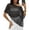 Z001_Black, variant on See Through Tops for Women Sheer Poncho Top Y2k Knitted Summer Asymmetrical Mesh Shawl Pullover Sweater Cover Up Tops