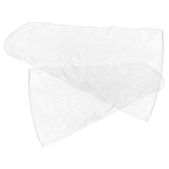 ifundom Bridal Gown Storage Bags 2 Pack Clear Translucent Zipper Design Wedding Dress Covers