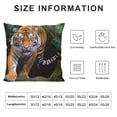 thumbnail image 5 of SHANXI  Fierce Tiger Pillowcases Striped Skin Forest Wild Animal Art Print Pillow Case Decorative Throw Pillow Cover for Home Sofa Office 20x20in, 5 of 5